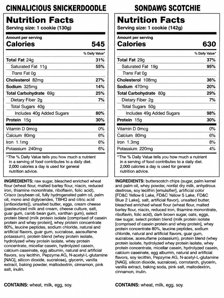Quarter-Pound Bakery-Style Protein Cookies | 15g Protein | DanaMight